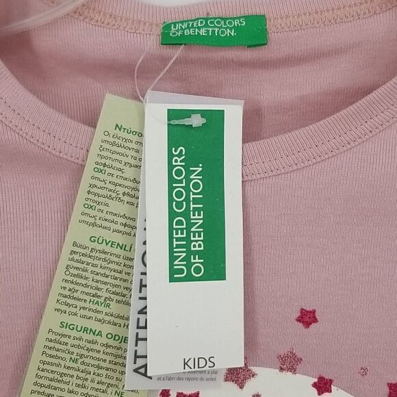 Vintage United Colors of Benton Graphic Top - Picture 2 of 6